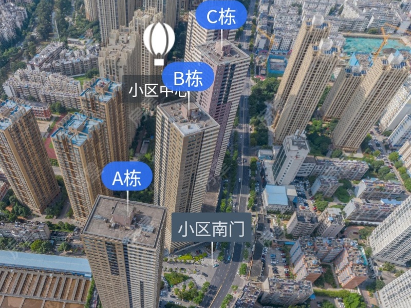 3室2廳1陽臺 葡萄街區(qū)天宇花園小區(qū)平面圖