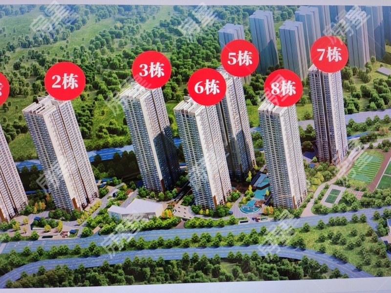 3室2廳 譽(yù)峰峰景臥室