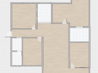 4室2廳2陽臺 北京路花苑戶型圖