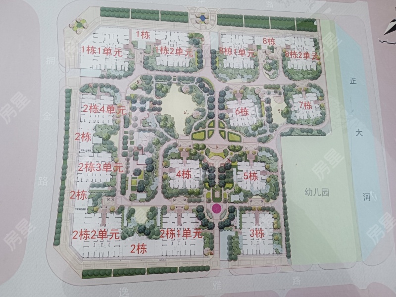 3室2廳1陽臺 筑友雙河灣行知苑小區(qū)平面圖