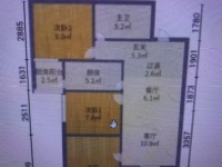 3室2廳1陽臺 海倫堡中央廣場戶型圖