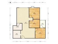 3室2廳 匯都國(guó)際一期戶型圖