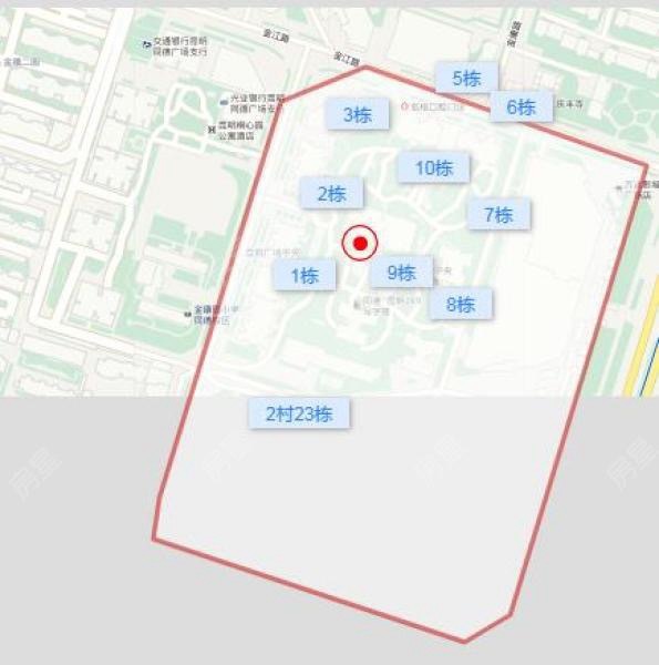 4室2廳2陽臺(tái) 同德昆明廣場A區(qū)小區(qū)平面圖