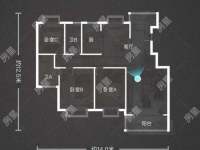 3室2廳2陽(yáng)臺(tái) 滇池印象花園戶型圖