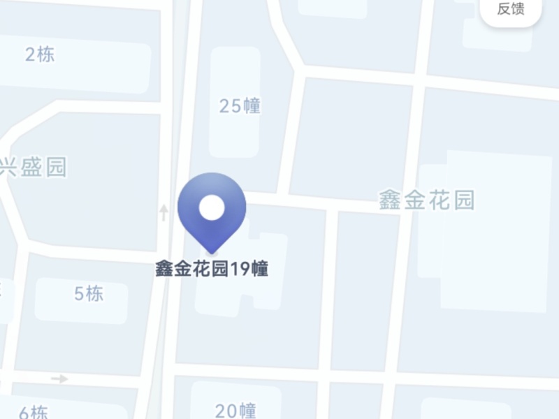 2室2廳1陽臺 鑫金花園小區(qū)平面圖