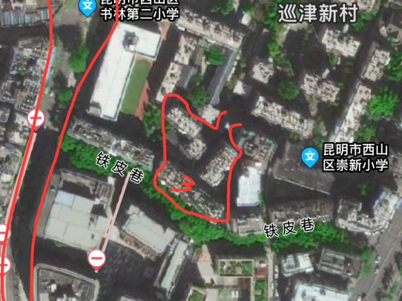 巡津新村11号小区平面图