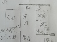 4室2廳2陽臺 云投尚苑戶型圖