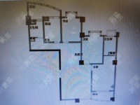 3室2廳1陽臺 中央麗城戶型圖