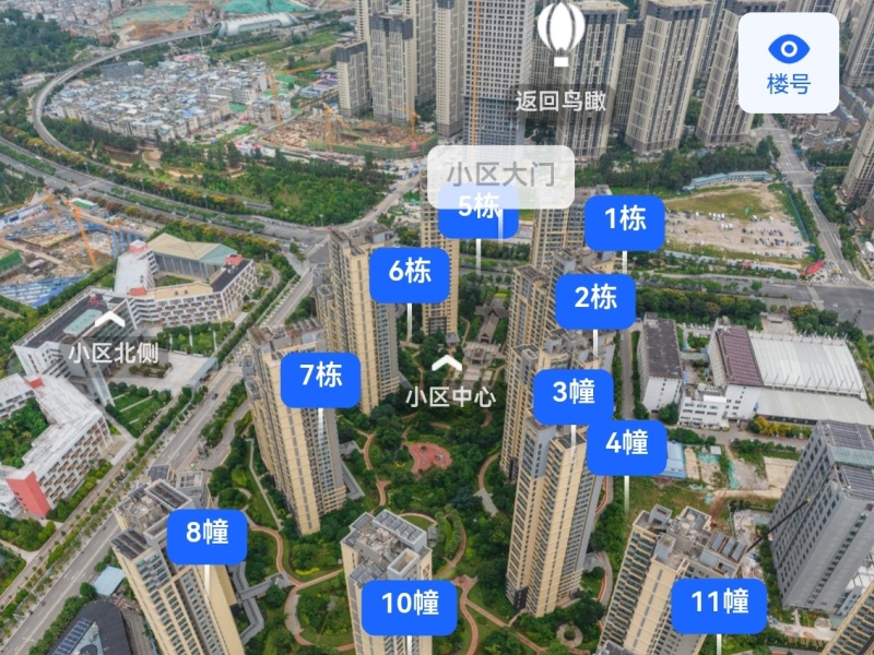 3室2廳 金域緹香小區(qū)平面圖