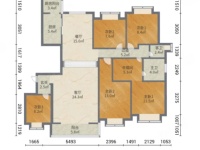 5室2廳2陽臺 春城慧谷A區(qū)戶型圖