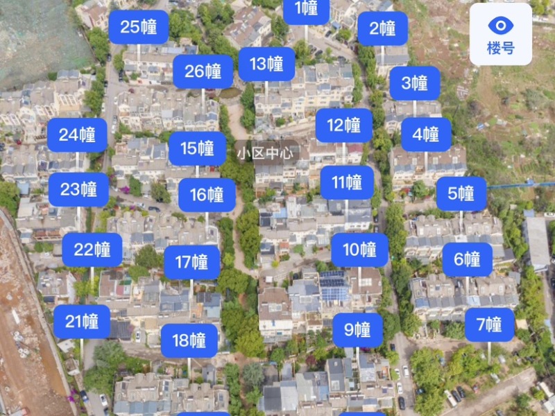 5室2廳2陽(yáng)臺(tái) 加州楓景別墅小區(qū)平面圖