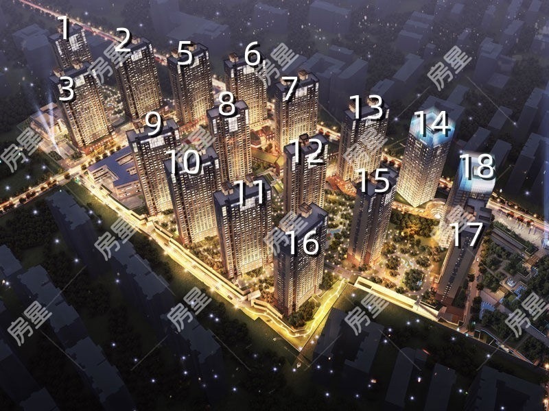 4室2廳2陽臺(tái) 實(shí)力壹方城小區(qū)平面圖