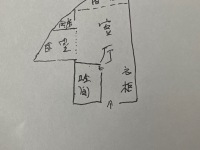 1室1廳1陽臺 凱旋花園戶型圖