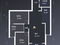 3室2廳3陽臺(tái) 經(jīng)典雙城二、三期戶型圖