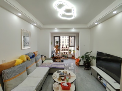 2室2廳1陽臺(tái) 俊發(fā)盛唐城星河郡(一期)客廳