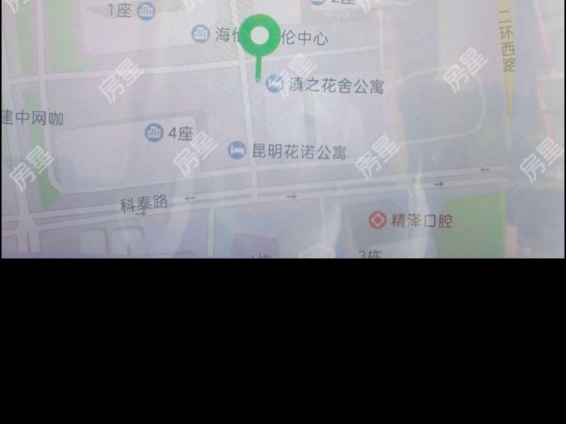 1室1廳 海倫中心公寓小區(qū)平面圖