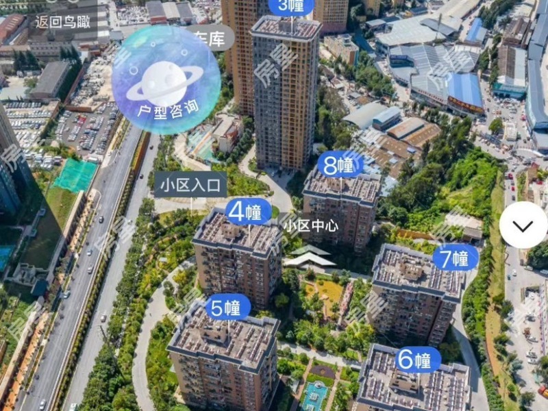 朝九晚五小区平面图