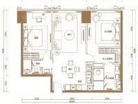 2室2廳 俊發(fā)逸天峰公寓戶型圖