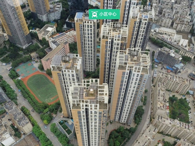 1室1廳1陽臺 錦悅四季花園小區(qū)小區(qū)平面圖