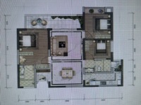 3室2廳2陽臺 招商雍和府一期戶型圖