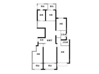 4室2廳3陽臺 俊發(fā)城芙蓉苑戶型圖