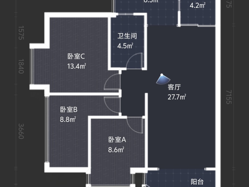 中豪悦城花园户型图