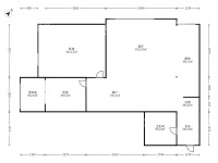 2室2廳1陽臺 同德昆明廣場上北區(qū)小區(qū)平面圖