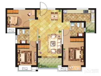 3室2廳2陽臺 金泰國際一期
