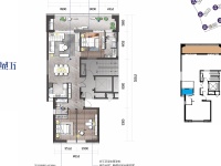 4室2廳1陽(yáng)臺(tái) 山海灣8號(hào)戶(hù)型圖