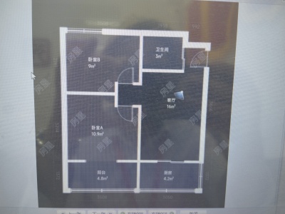 2室2廳1陽臺 云福小區(qū)