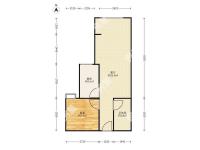 1室1廳 金馬悅城戶型圖