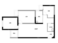 4室2廳2陽臺(tái) 俊發(fā)城茉莉苑戶型圖