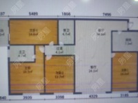 4室2廳2陽臺 同德昆明廣場B區(qū)戶型圖