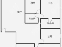 5室2廳3陽臺 金尚俊園二期戶型圖