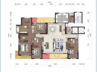 5室3廳2陽臺(tái) 華夏四季二期戶型圖