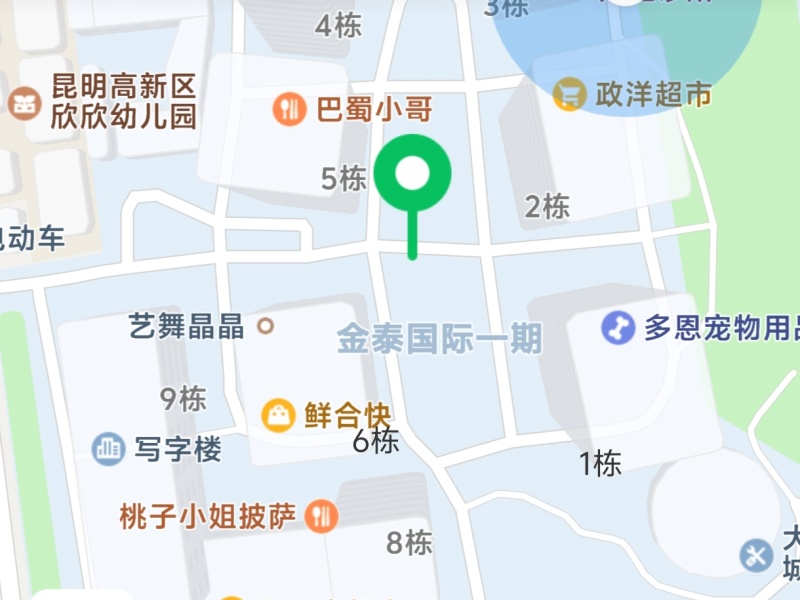 3室2廳2陽臺 金泰國際一期小區(qū)平面圖