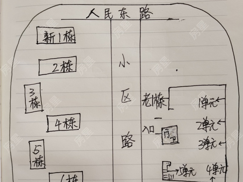 2室2廳1陽臺 大樹營市政府第二辦公小區(qū)小區(qū)平面圖