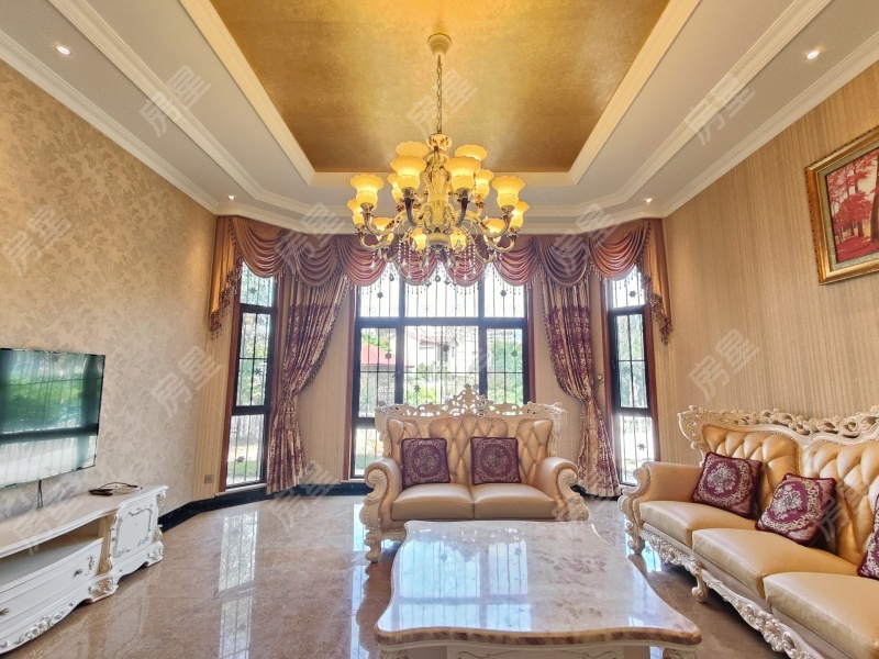 9室6廳4陽臺 奧宸橙郡一期別墅客廳