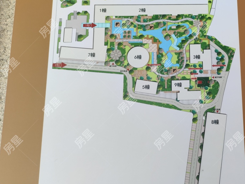 城市理想一期小区平面图