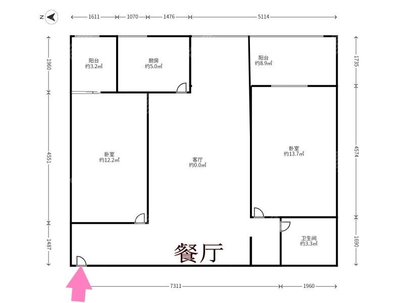 润城四区户型图