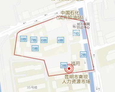 福苑小区小区平面图