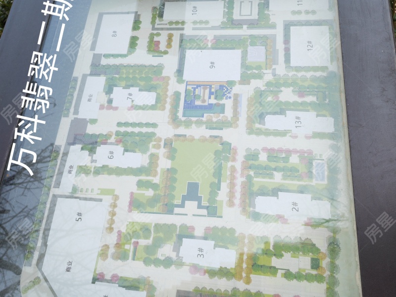 4室2廳2陽(yáng)臺(tái) 萬(wàn)科翡翠二期小區(qū)平面圖