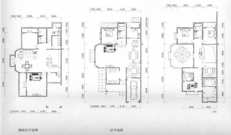 9室6廳4陽臺 奧宸橙郡一期別墅戶型圖