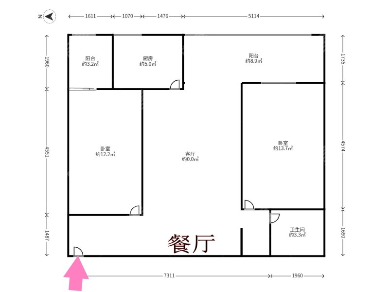 润城四区户型图