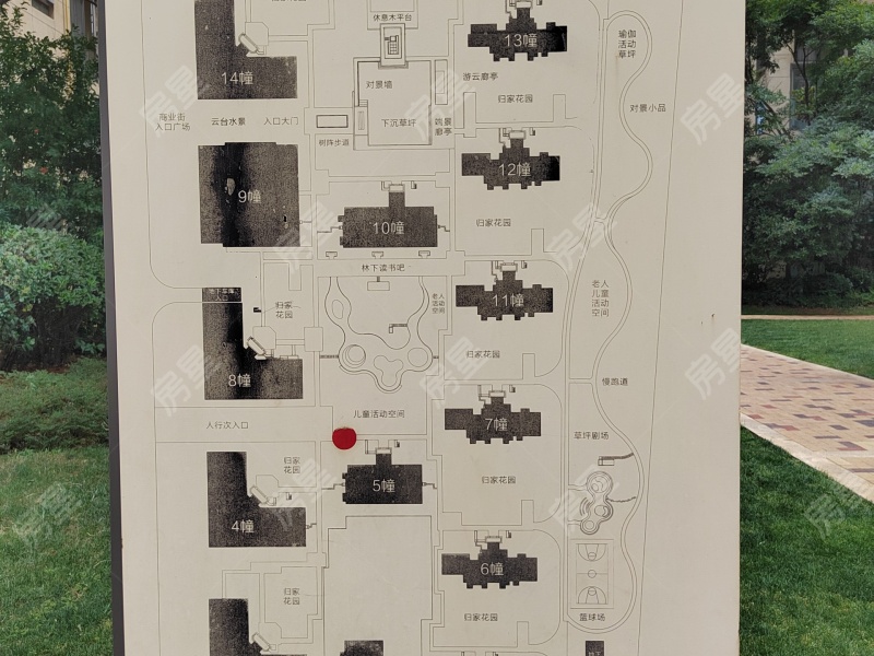 4室2廳2陽臺 恒大城A1地塊小區(qū)平面圖