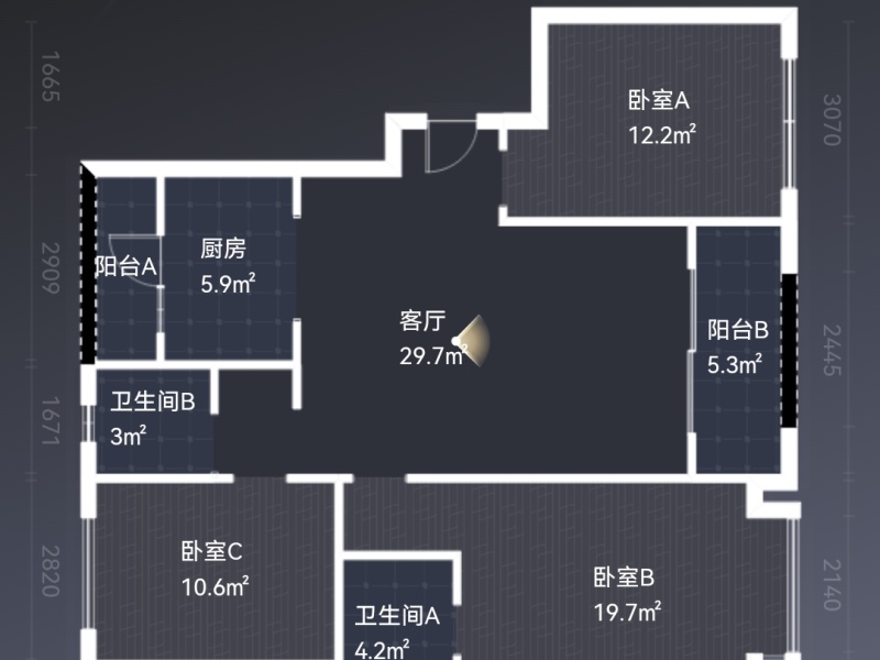 万科银海泊岸汐望户型图
