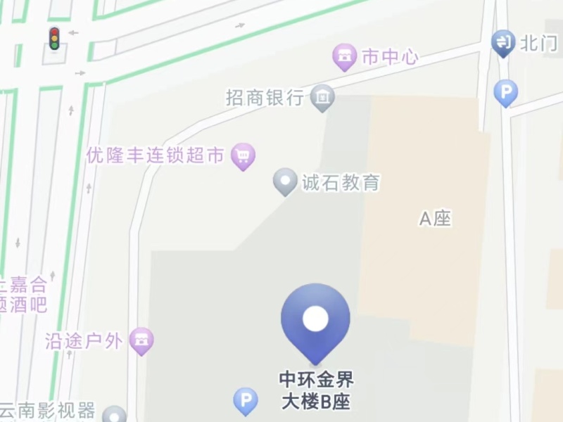 1室1廳 中環(huán)金界小區(qū)平面圖