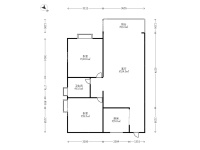 2室2廳 時光俊園戶型圖