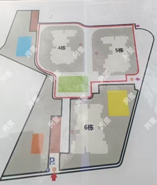 2室2廳1陽臺 萬科金域國際客廳