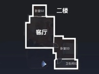 3室2廳1陽(yáng)臺(tái) 翠湖太龍公館戶(hù)型圖